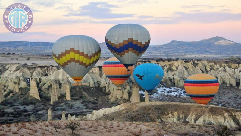 Hot air balloon flight in Cappadocia0