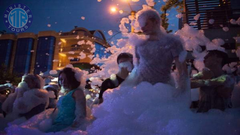 Foam party on a yacht in Kusadasi3